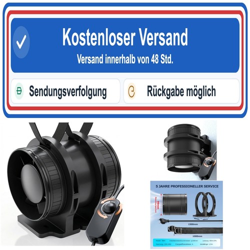 Rohrventilator 100 regelbar - 100,