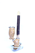 Pfeife, Pipe JÄGERPFEIFE, GESTECKPFEIFE, Bruyere, TIROLER HANDARBEIT, Austria