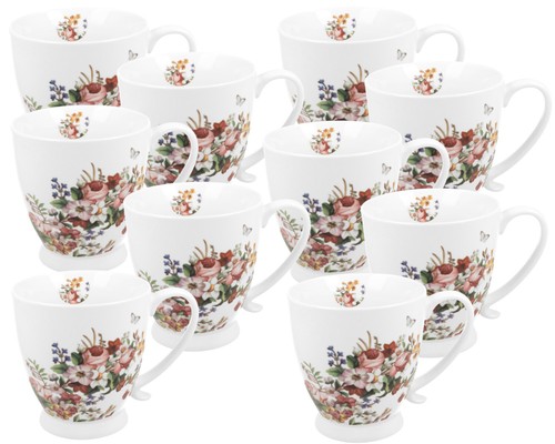 10er set duo floral - set,