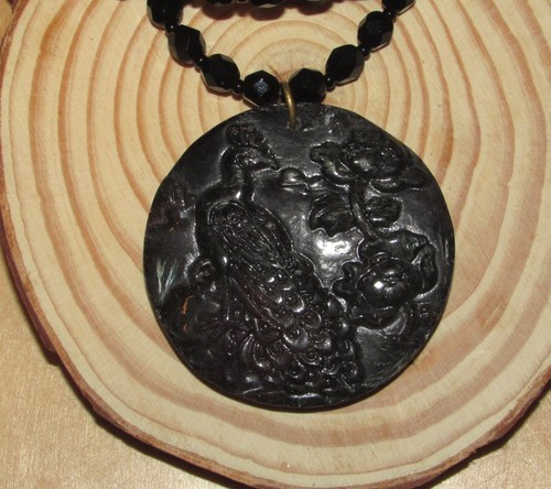 Collar oriental negro - , cuentas
