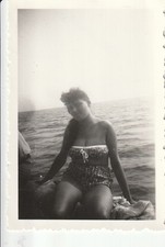 Vintage foto schöne frau - vintage,