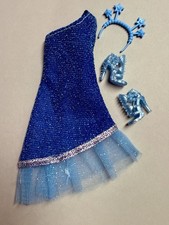 Barbie Kleidung Glanz Kleid 