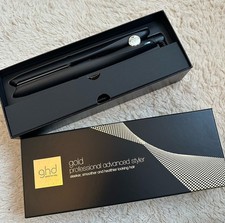 Neu GHD Gold Professional Hair Straightener Black