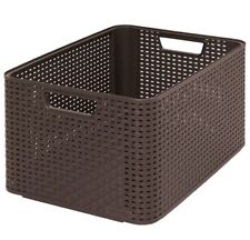 CURVER  Aufbewahrungsbox Korb Style L braun ohne Deckel 436 x 326 x 230 mm