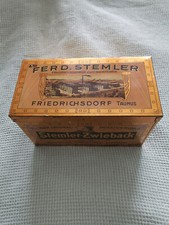 Alte FERD.STEMLER FRIEDRICHSDORF Taunus Jugendstil Büchse