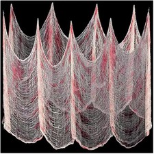 Halloween Dekostoff Stoff Netz