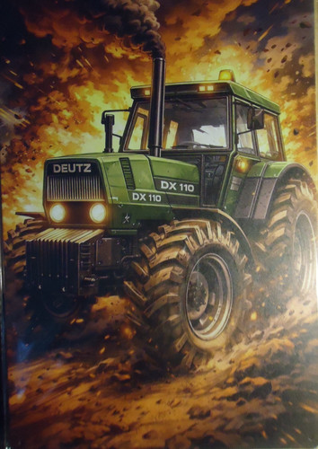 Deutz 110 traktor bulldog - ,