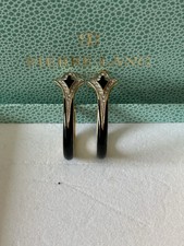 Pierre Lang Ohrringe mit Emaille und Strass