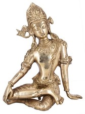 Weißwal Tara Buddha Idol