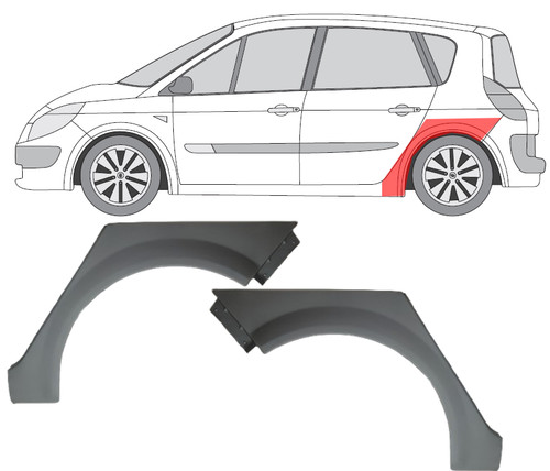 Für renault scenic 2003 2010 - 2003-,