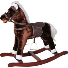 Interaktives Schaukelpferd Sound Schaukeltier Brauny Braun 75cm knorr toys 40500