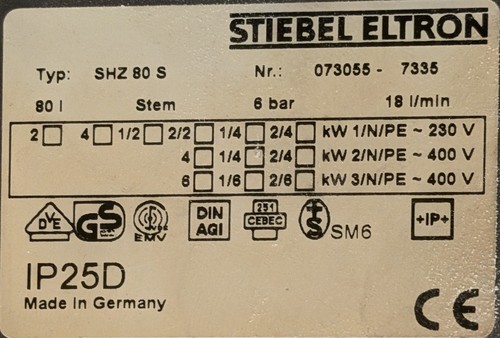 Stiebel eltron heizflansch - eltron,