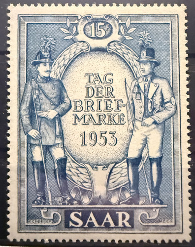 Saarland 1953 342 - mi.-nr.,