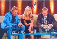 Becker/Schiffer/Kerner orig. Autogramm  20x30 WETTEN DASS..?