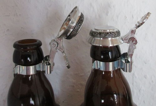 Flachdeckel zinn - 1x,