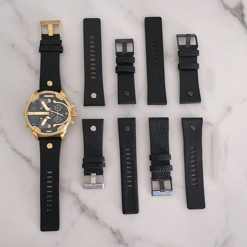 Leder uhrenarmband passend - leder,