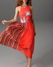 NEU MAXI SOMMERKLEID PLISSEE