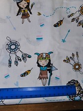 Stoff Reststück, Indianer