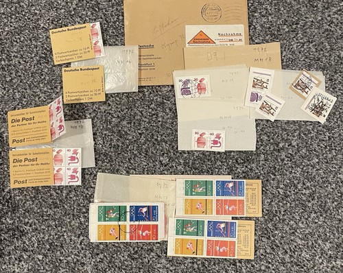 Brd 1972 briefmarken heftchen - brd,