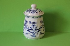 Vorratsdose für Kaffee Kaffeedose  Porzellan Zwiebelmuster