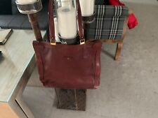 Aigner Leder-Shopper/Handtasche bordeau Vintage