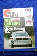 Gute Fahrt 8/79 VW Golf 60 PS Buggy Porsche 924 Turbo Mexico Käfer Show Tuning