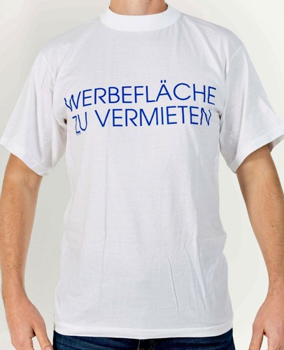 Shirt werbefläche zu - t-shirt,