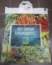 alte Tragetasche Plastiktüte "EDEKA - Wir lieben Lebensmittel" - Sammler