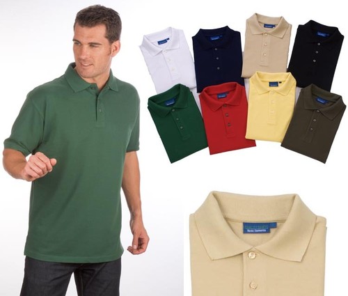 Kurzarm pique poloshirt - kurzarm,