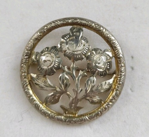 Vintage brosche 835 silber - brosche, –