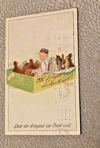 Postkarte einer der dringend - postkarte,