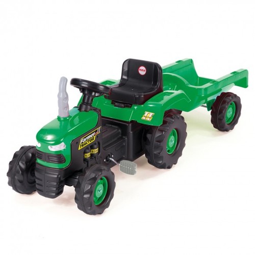 Siva farmer traktor - siva,