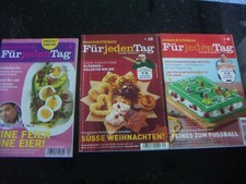 essen & trinken für jeden Tag 3 Bücher Mit Eiern /Süße Weihnachten / Zum Fußball