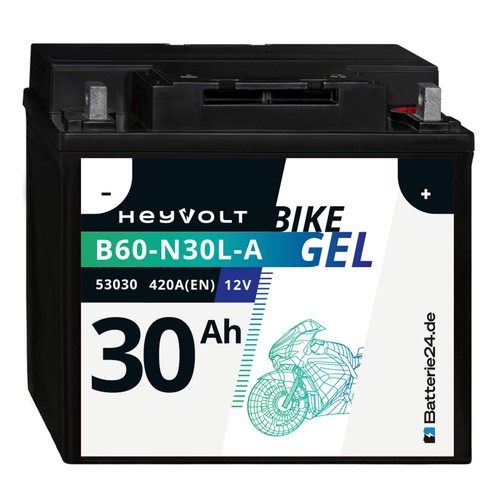 Gel motorradbatterie 30ah - motorradbatterie, 12v