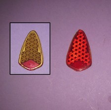 NSU Quickly Rücklichtglas Dreiecksglas - Neuteil aus Lagerbestand - nos