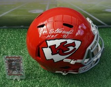 NFL Football  Replica Helm Jan Stenerud Kansas City Chiefs signiert