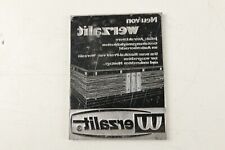 Druckplatte Metall Werzalit Baustoff Z-4118