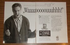 Seltene Werbung APPLE MACINTOSH CLASSIC Computer - Flügel für den Geist 1992