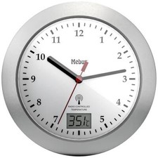 Mebus 41124 Funk Wanduhr 17 cm