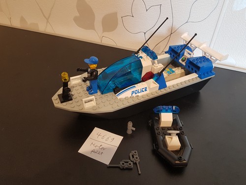 Lego 4669 polizei boot - lego, boot,