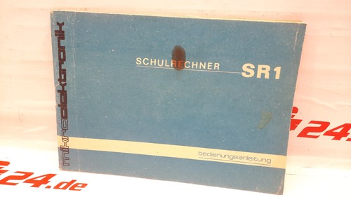 Ddr schulrechner sr1 anleitung - ddr,