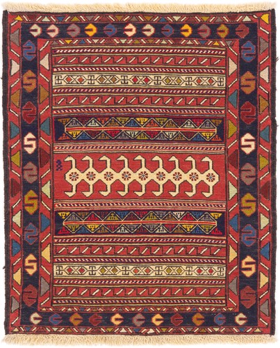 Kelim sirjan teppich - 78x93, cm