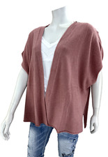 Freestyle Italy altrose rose offene Strickweste Weste Gilet 38 40 42 44 46