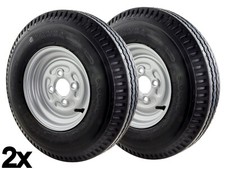 2x Ersatzrad Rad Anhänger 5.00-10 79N 5.00X10 4/100 ET0 Komplettrad Kenda Wanda