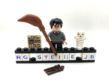 Lego Harry Potter™ Figur + Hedwig + Tagesprophet + Besen Quidditch Voldemort Neu