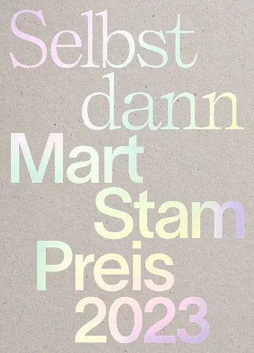 Mart stam preis 2023 - preis,