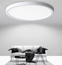 LED Decken Lampe Leuchte Panel Wand Flur Küchen Wohn Zimmer Bad IP44 Rund Lampe