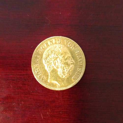 Goldmünze mark sachsen - goldmünze,
