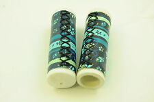 DAMEN FAHRRAD RALEIGH 90mm LENKERGRIFFE MULTI COL FLORAL MUSTER WAGG39