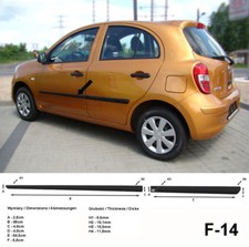 Seitenschutzleisten schwarz